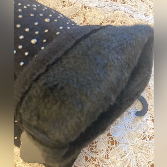 COPY - NWT EMBELLISHED Gloves Jack & Missy fleece lined texting gloves BLACK FA… - Picture 8 of 10